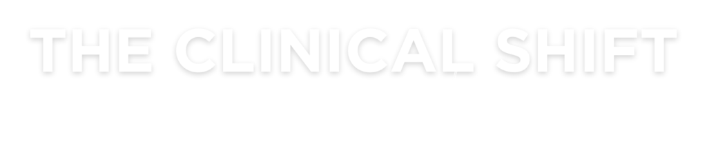 The Clinical Shift Logo White