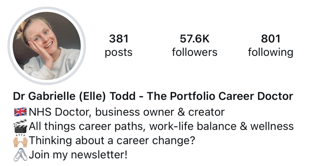 The Portfolio Career Doctor Screenshot