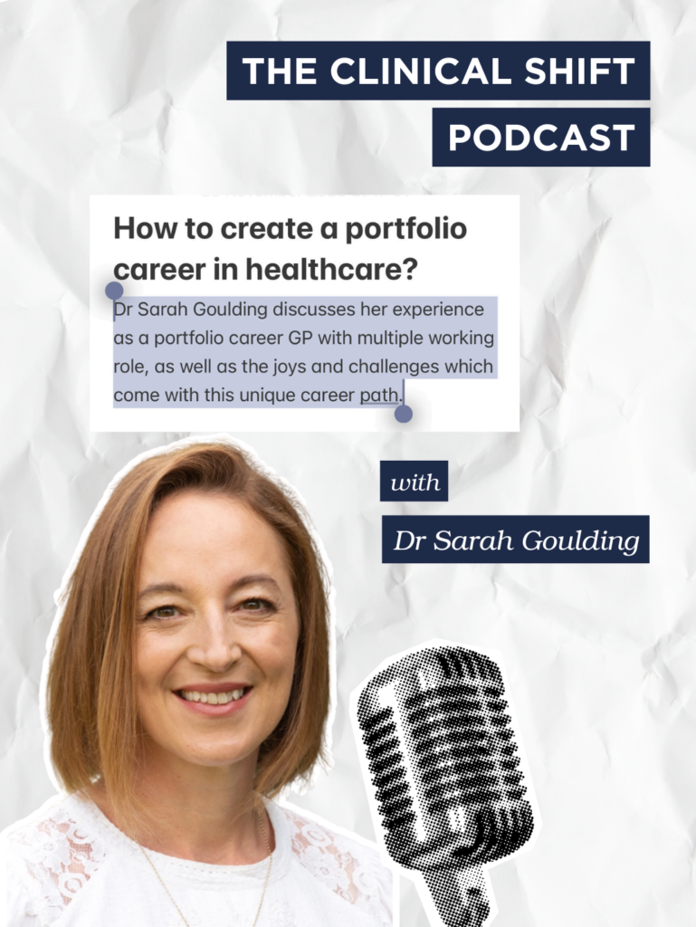The Clinical Shift IG Post Podcast Episode Dr Sarah Goulding